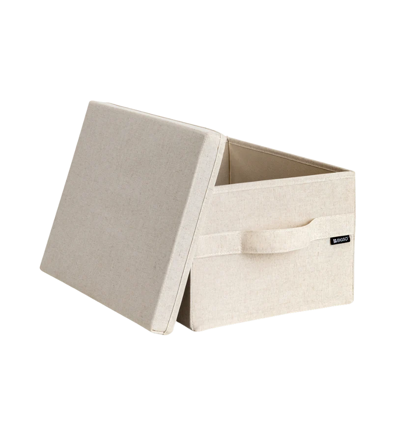 SOFT ll Aufbewahrungsbox Beige S - 36x27x19cm