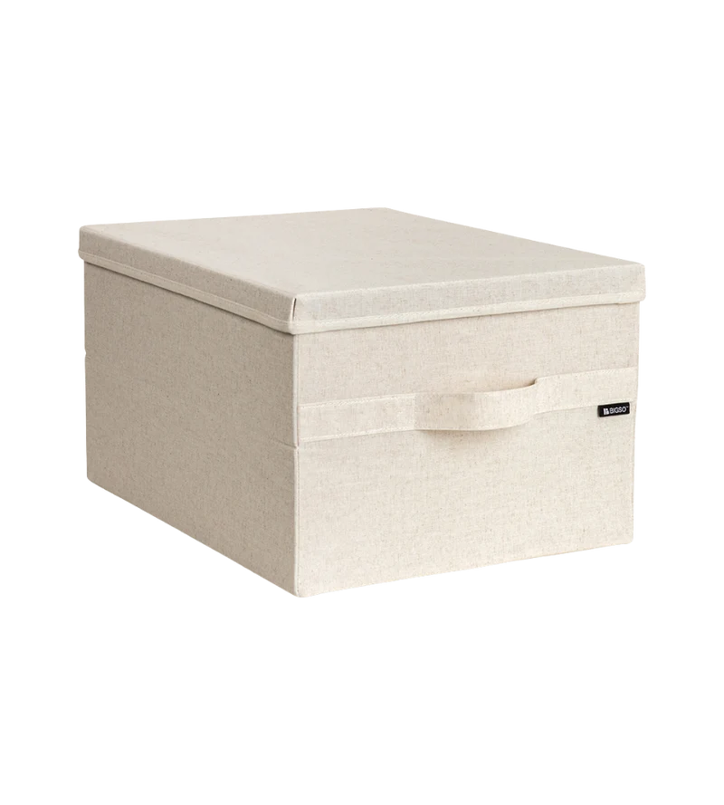 SOFT ll Aufbewahrungsbox Beige L - 46x36x25cm
