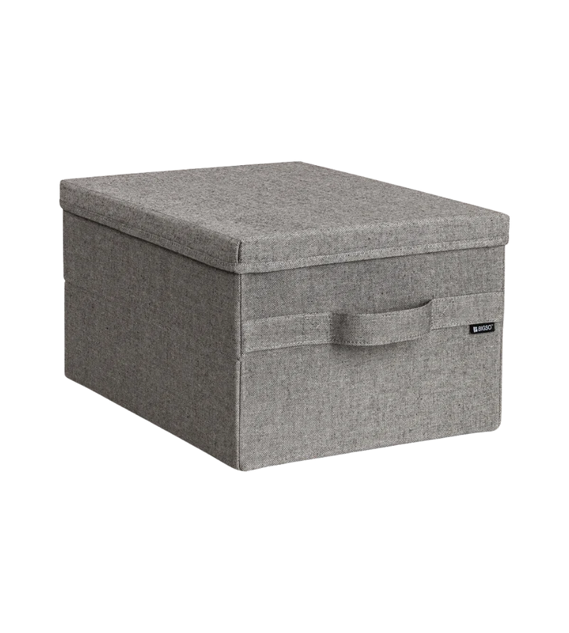 SOFT ll Aufbewahrungsbox Grau M - 41x31x22cm