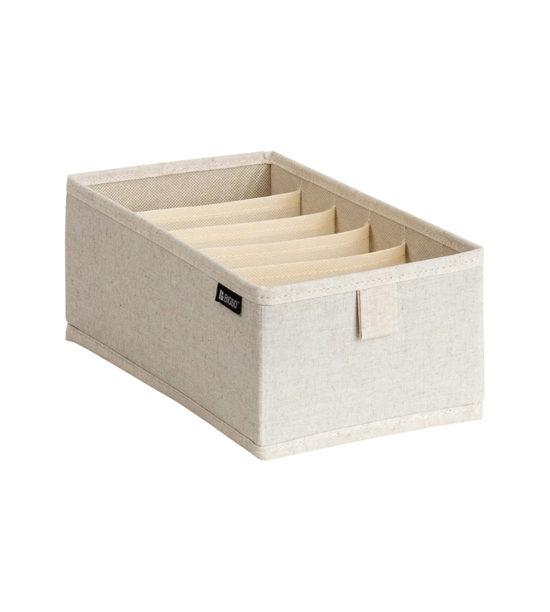 SOFT ll Organizer Beige - 6 Fächer schmal