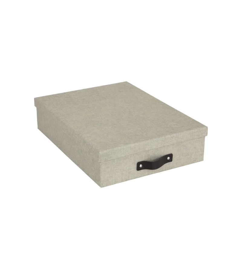OSKAR Aufbewahrungsbox A4 - Linnen Canvas
