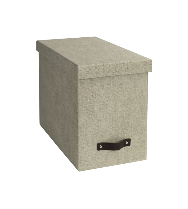 JOHAN Hängeregister-Box - Linnen Canvas
