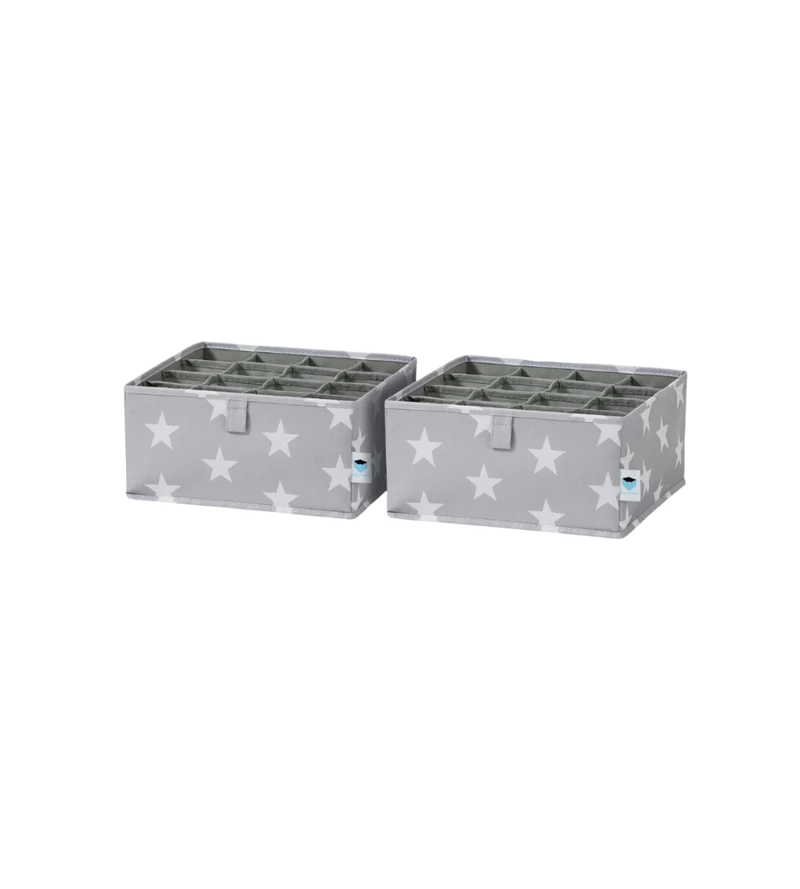STAR Organizer 16 Fächer Grau - Set 2 Stk