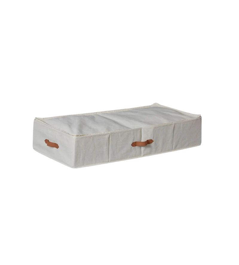 PREMIUM Aufbewahrungsbox Beige - Unterbett-Lagerung