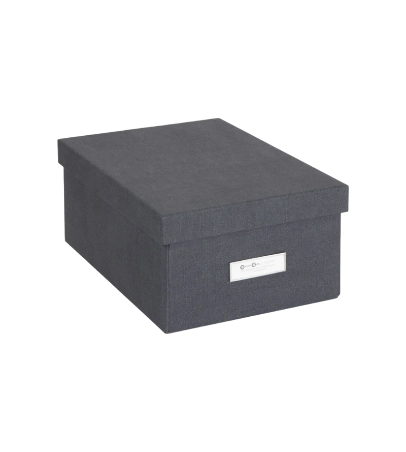 KARIN Aufbewahrungsbox - Schwarz Canvas