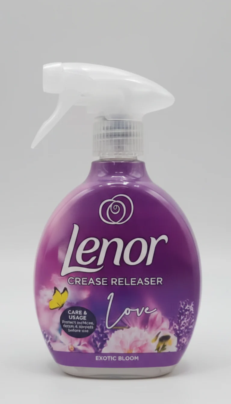 Lenor Crease Releaser Love 500ml – Spray Rimuovi Pieghe Senza Ferro da Stiro – Fragranza Note Floreali e Calde – Azione Antistatica