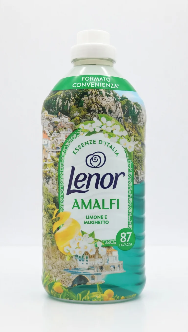 Lenor Essenze d'Italia Amalfi Ammorbidente Concentrato 1,827 Litri | 87 Lavaggi | Fragranza Agrumata e Sentori Salini | Champions Edition | Morbidezza 85% Base Vegetale