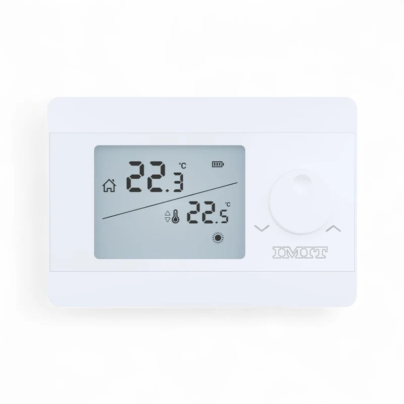 Termostato ambiente digitale con display LCD retroilluminato Silver Ta/Rf S