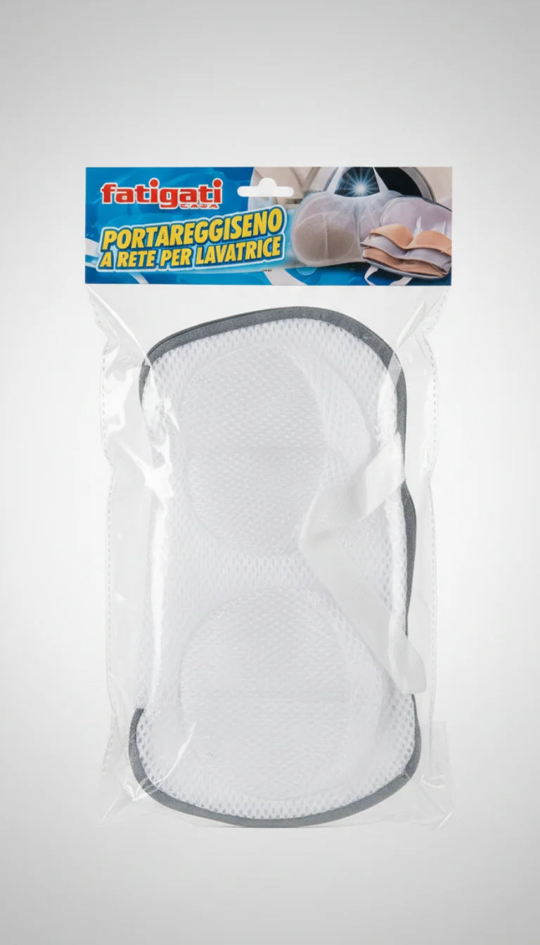 FATIGATI Portareggiseno a Rete per Lavatrice | Sacchetto Salva-Bucato per Intimo ART. 47418 | Protezione Capi Delicati in Poliestere