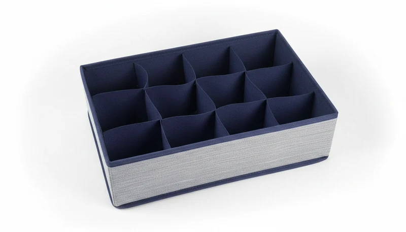 Arca Organizer Box 1 Posto 32x22x9 cm | Divisore per Cassetti e Armadi | Salvaspazio Calze e Intimo