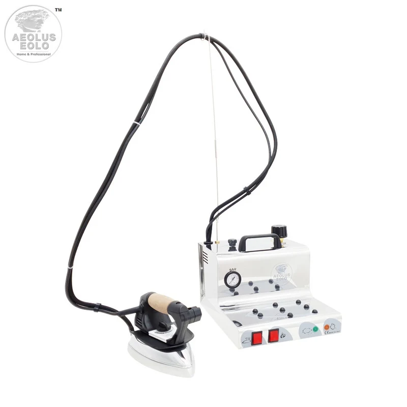 Sistema stirante professionale GVK2 con Caldaia in acciaio inox AISI 304 e Resistenza esterna anticalcare (2,2 L) Classe Energetica A++ Made in Italy Garanzia 5 anni