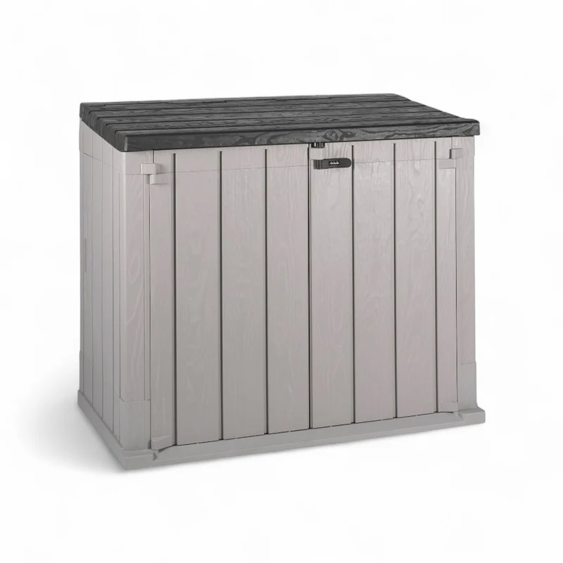 Baule porta attrezzi lucchettabile lt.842 grigio e antracite 129,5x74,5xH111 cm Stora Way