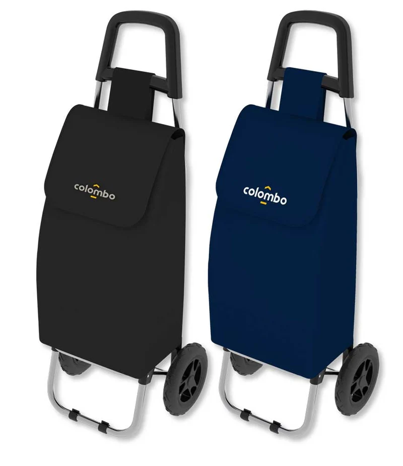 Carrello Spesa Rolly 40 Litri - Portata 25 kg Blu Navy
