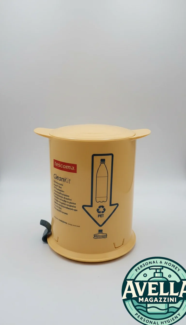 Tescoma CleanKit Schiaccia Bottiglie di Plastica PET | Riduce Volume Fino a 2.0L, Ecologico, Manuale, Antiscivolo