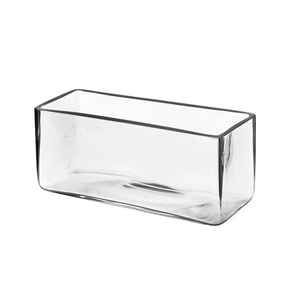 Vaso Rettangolare Vetro 25x10x10 Cm