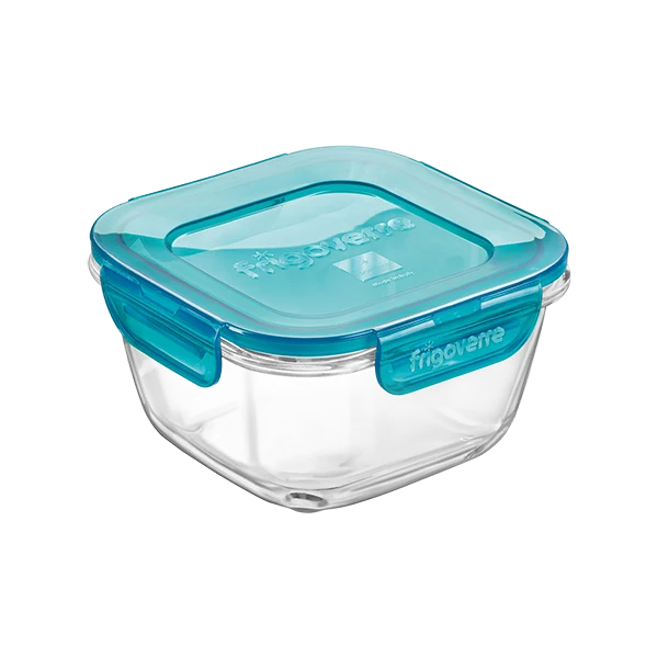 Bormioli Rocco Contenitore Ermetico Frigoverre Evolution – Vetro Temperato, Varie Misure, Frigo/Freezer/Forno/Microonde
