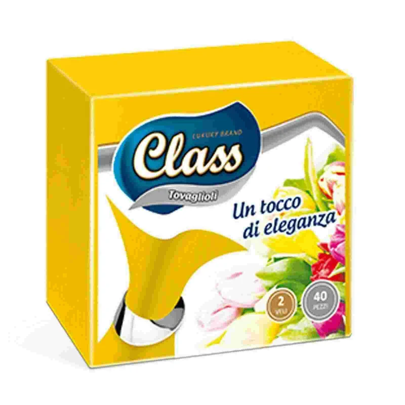 Vit TOVAGLIOLI CLASS 38X40 GIALLO 2 veli 40 pz