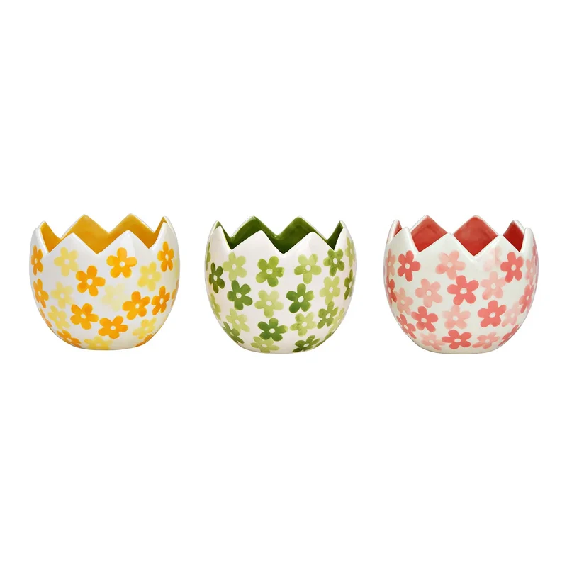 Vaso Portafiori Ceramica Colorato 12x11x12 Cm 1 Pezzo