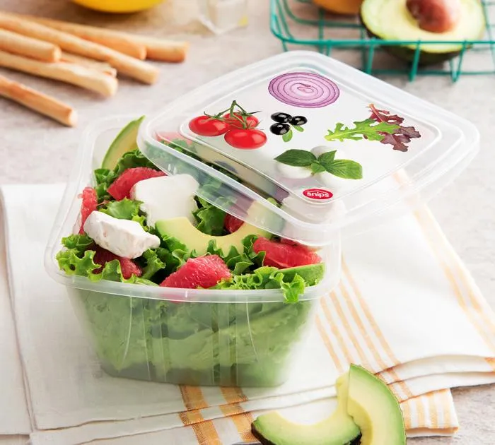 Snips Contenitore Salvafreschezza Quadrato set di 3 pz. da 1 L