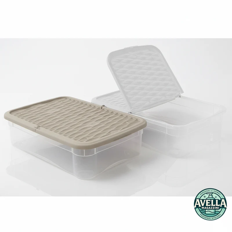 Storage Box Marea PB 20 Litri | Contenitore Organizzatore Salvaspazio 57x39x14.5 cm, Polipropilene Resistente, Uso Versatile