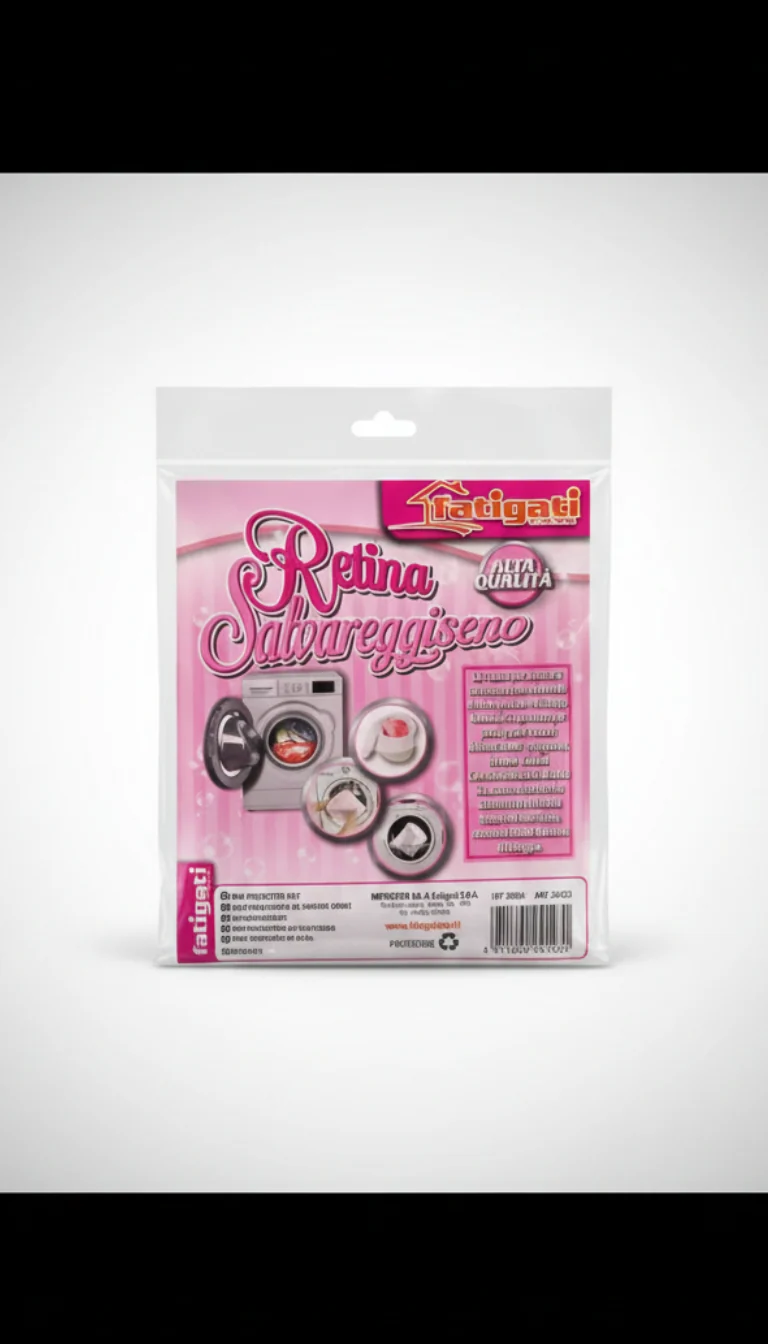 Fatigati Retina Salvareggiseno Alta Qualità | Sacchetto Protettivo per Reggiseni e Intimo | Con Supporti Anti-Schiacciamento | Protegge Ganci e Ferretti in Lavatrice | Chiusura a Cerniera Sicura