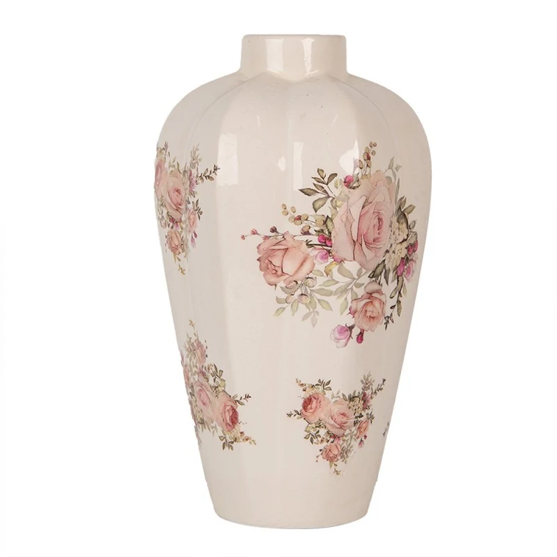 Vaso Decoro Fiori D 21x34 Cm