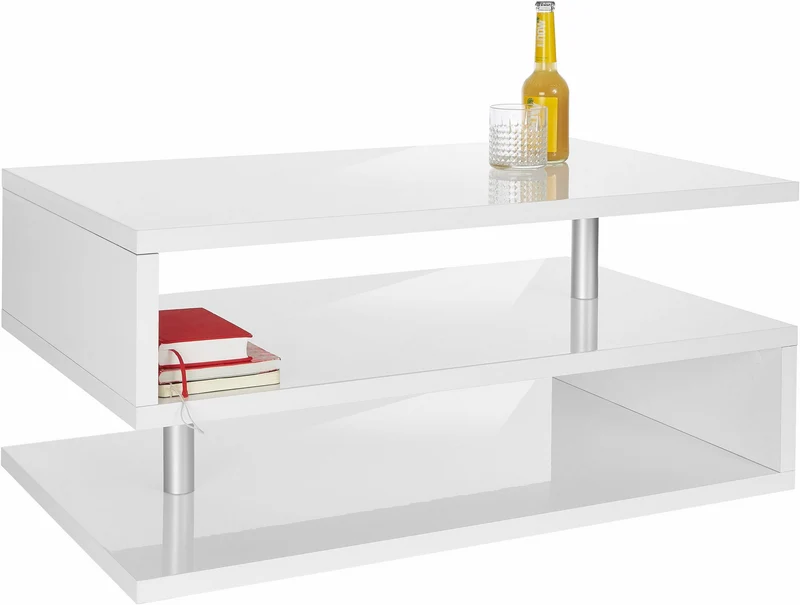 Tavolino da Salotto Zeta 90 - Mobile Elegante per la zona giorno