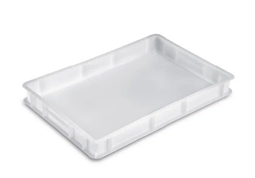 GigantPlast Service Cassetta Porta Impasto Pizza 60x40x10 cm Polietilene – Contenitore Professionale Lievitazione con Coperchio