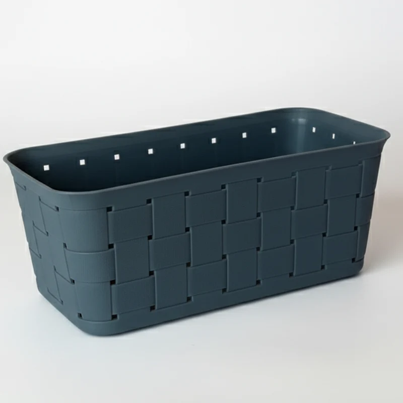 Cestino Contenitore Natural Style – 4,3 L – Design Country – Plastica Intreccio