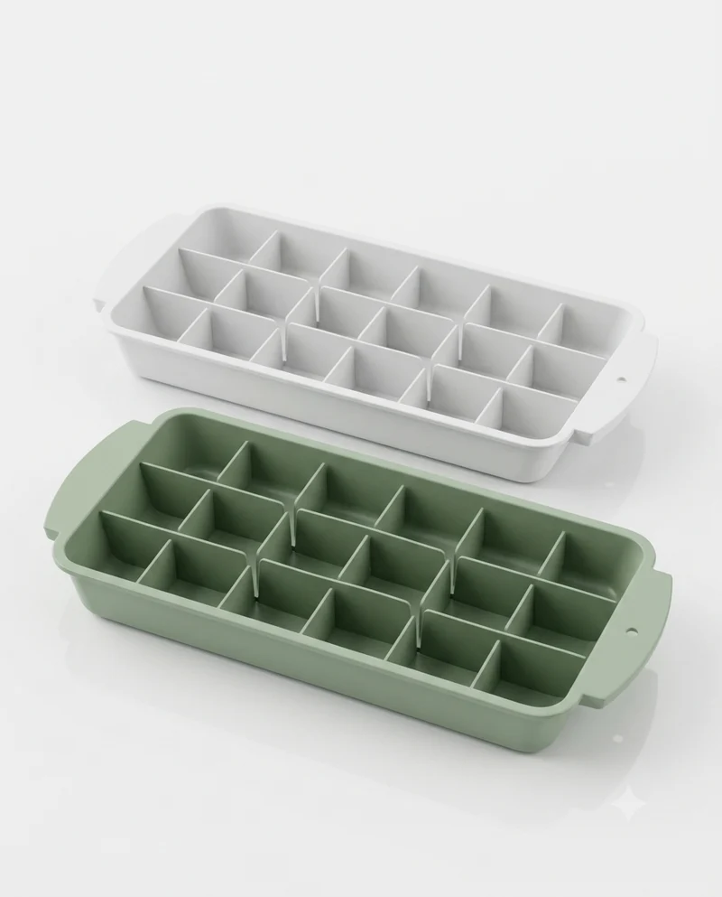 LEGA Art. 1068 Stampo per Ghiaccio Flessibile a Cubi Grandi in Plastica Alimentare – Soluzione Anti-Annacquamento ad Estrazione Rapida per Cocktail e Drink Perfetti