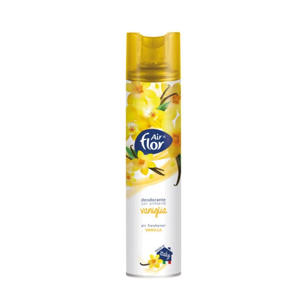 AIR FLOR Deodorante Spray per ambiente VANIGLIA 300M