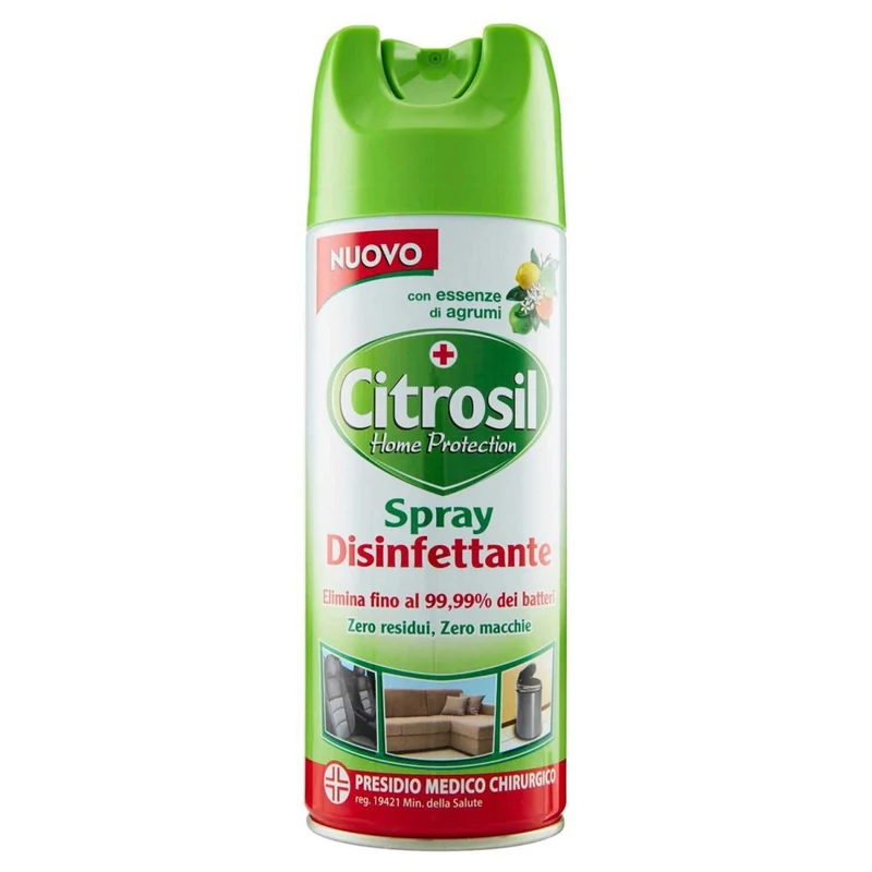 CITROSIL SPRAY Disinfettante Essenze di Agrumi - zero macchie sui tessuti ,