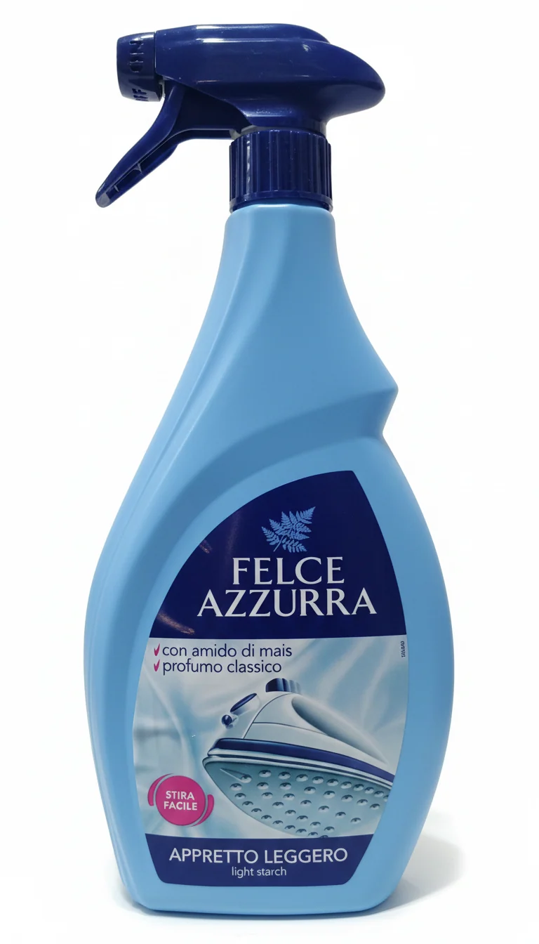 Felce Azzurra Il Bianco Appretto Spray con Amido di Mais – 750 ml (500+250ml) – Stiratura Facile