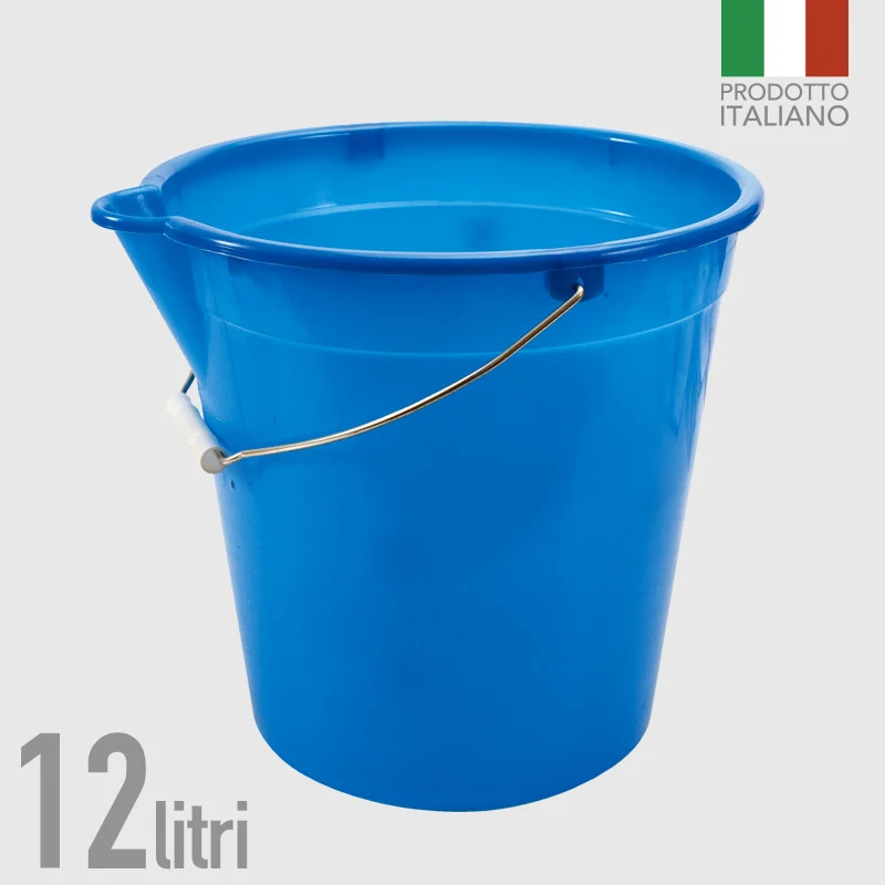 Briantina Secchio in polietilene con becco 12 litri