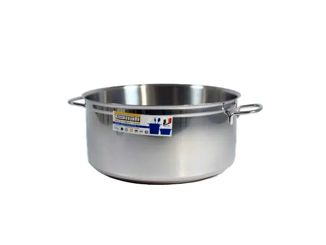 Gnali CASSERUOLA FONDA CM.30, 2 MANICI INOX 18/C MOD.REAL