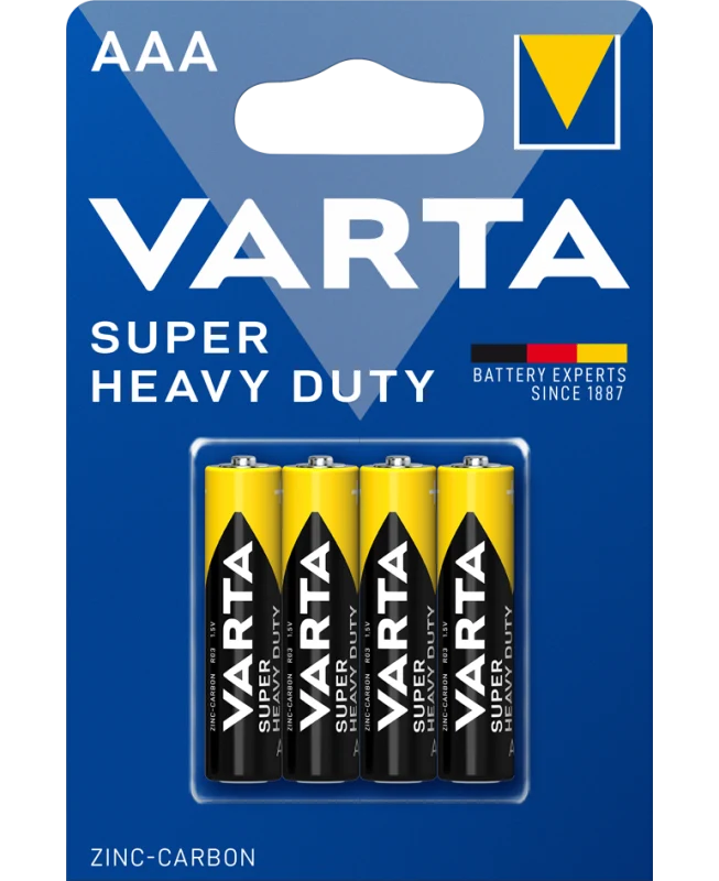 Varta Super Heavy Duty AAA Ministilo 4pz Blister