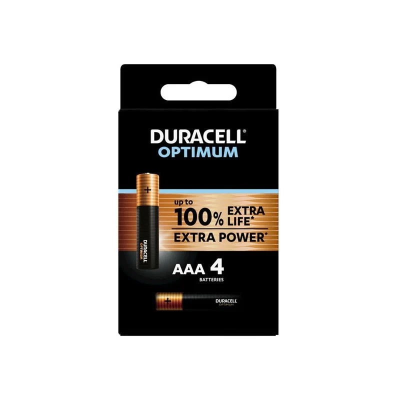 DURACELL MINISTILO ALCALINA AAA – OPTIMUM – 4PCS