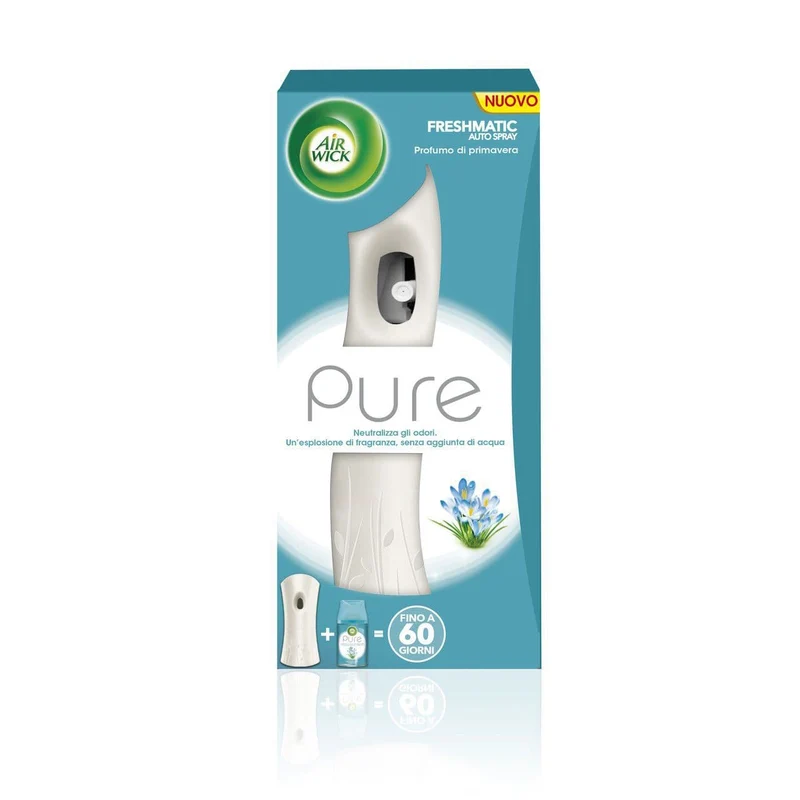 AIR WICK COMPLETO FRESHMATIC MAX PURE PROFUMO DI PRIMAVERA