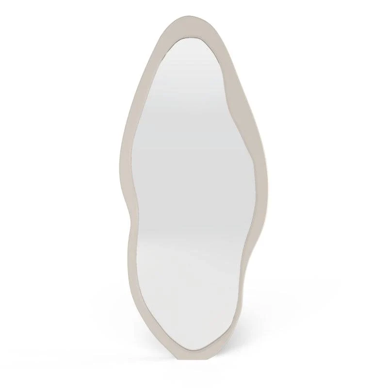 Specchio MARIMAR 180x80 cm, forma irregolare, beige chiaro