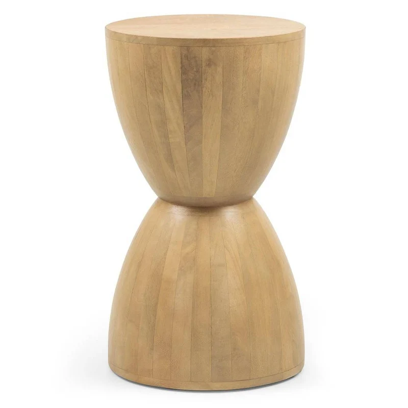 Tavolino Laterale HORSA 35 cm, Legno di Mango