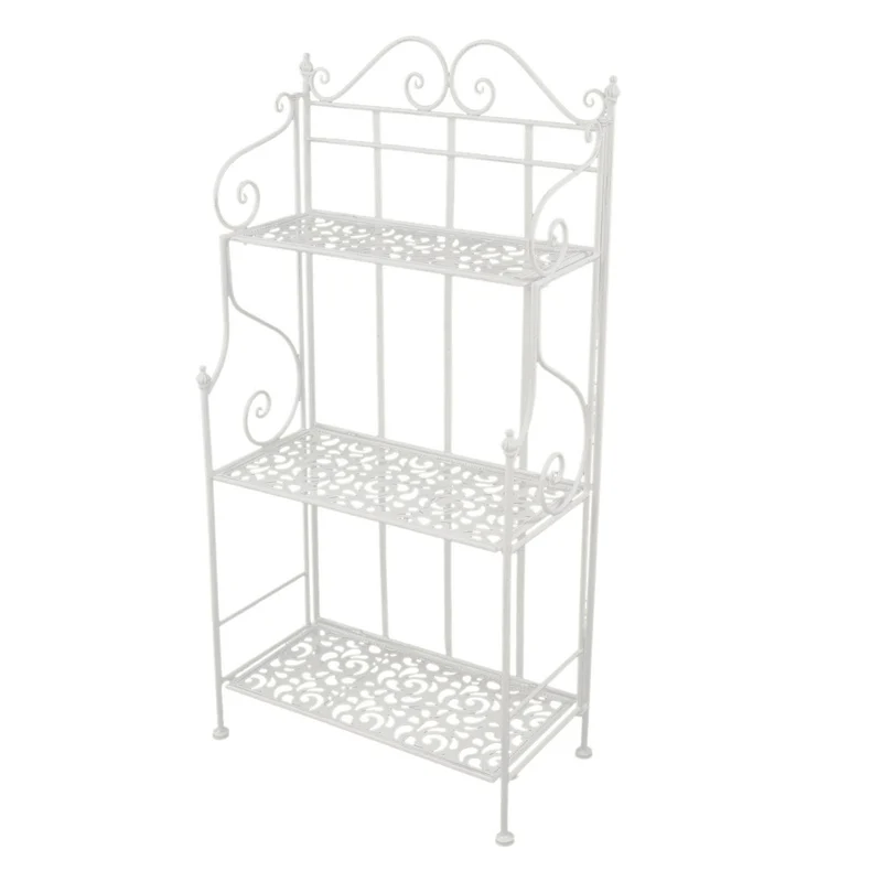 Scaffale Jessica Bianco Brush 3p 59x29x118 Cm