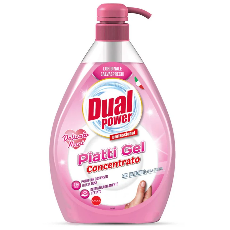 Dual Power Detersivo Per Piatti E Stoviglie Delicato - 1L