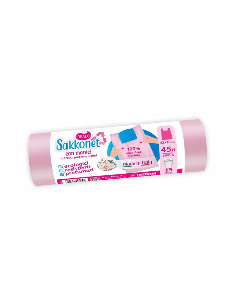 Dealo Sacchi con manici al profumo di fiori 52x70cm 12pz