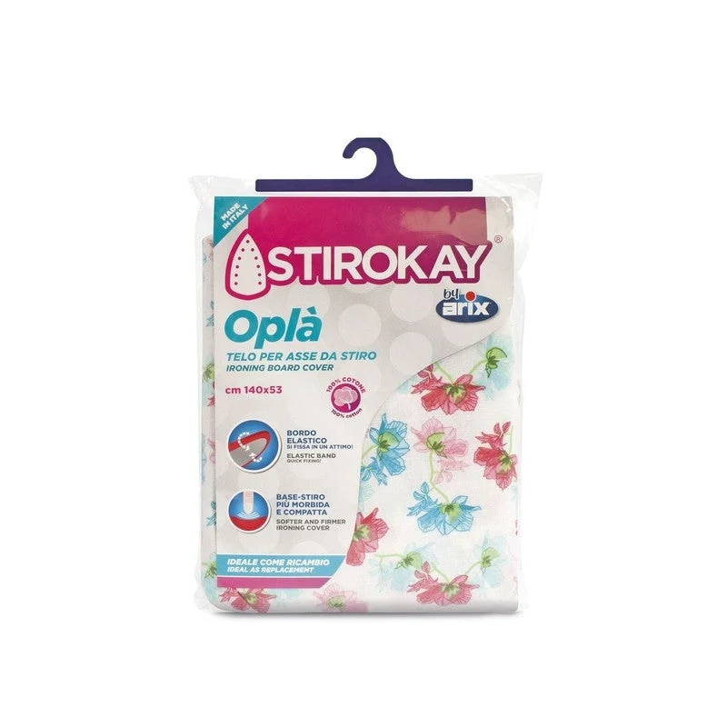 Arix Stirokay Oplà Telo Copriasse Universale 140x53 cm | 100% Cotone e Spugna Assorbente | Made in Italy | Bordo Elastico per Fissaggio Rapido