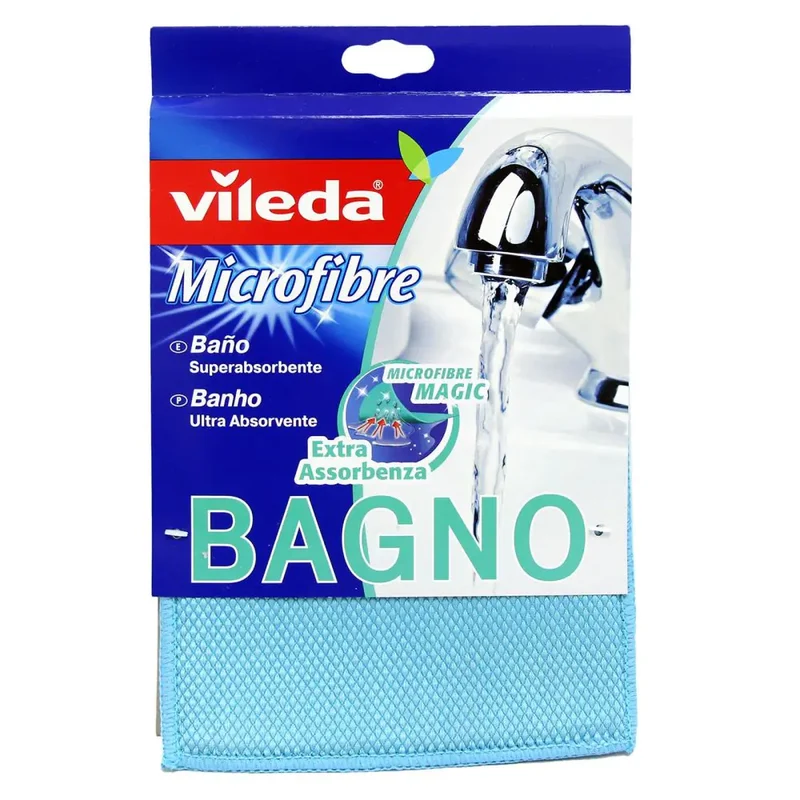 Vileda Panno in microfibra e spugna Bagno
