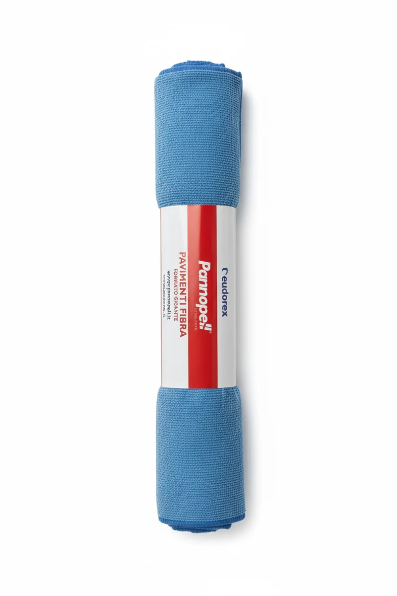 Eudorex Panno Pavimenti Fibra Gigante 45x65 cm – Microfibra Poliattiva Sanificante – Super Assorbente e Anti-Aloni – Per Grandi Superfici e Vetri