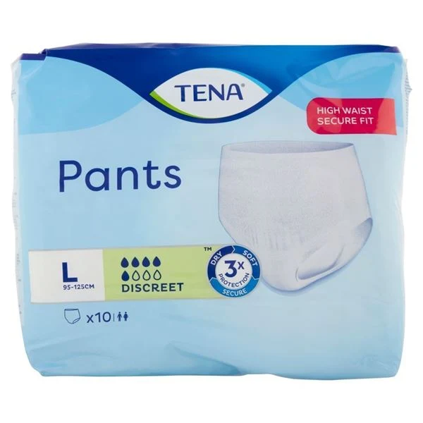 Tena Lady Pants DISCREET Taglia L , 95/125 cm - 10 pezzi