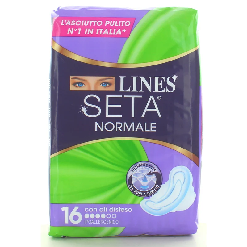 LINES SETA ALI NORMALE 16 PZ. ASSORBENTI