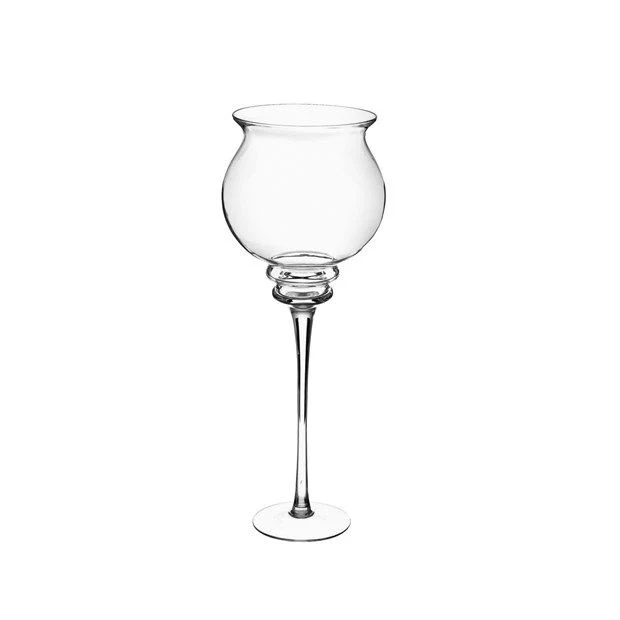 Vaso Calice Vetro D 23x71 Cm