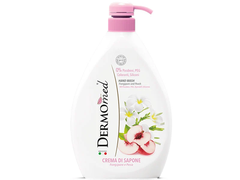 DERMOMED SAPONE LIQUIDO FRANGIPANI E PESCA 1000 ml